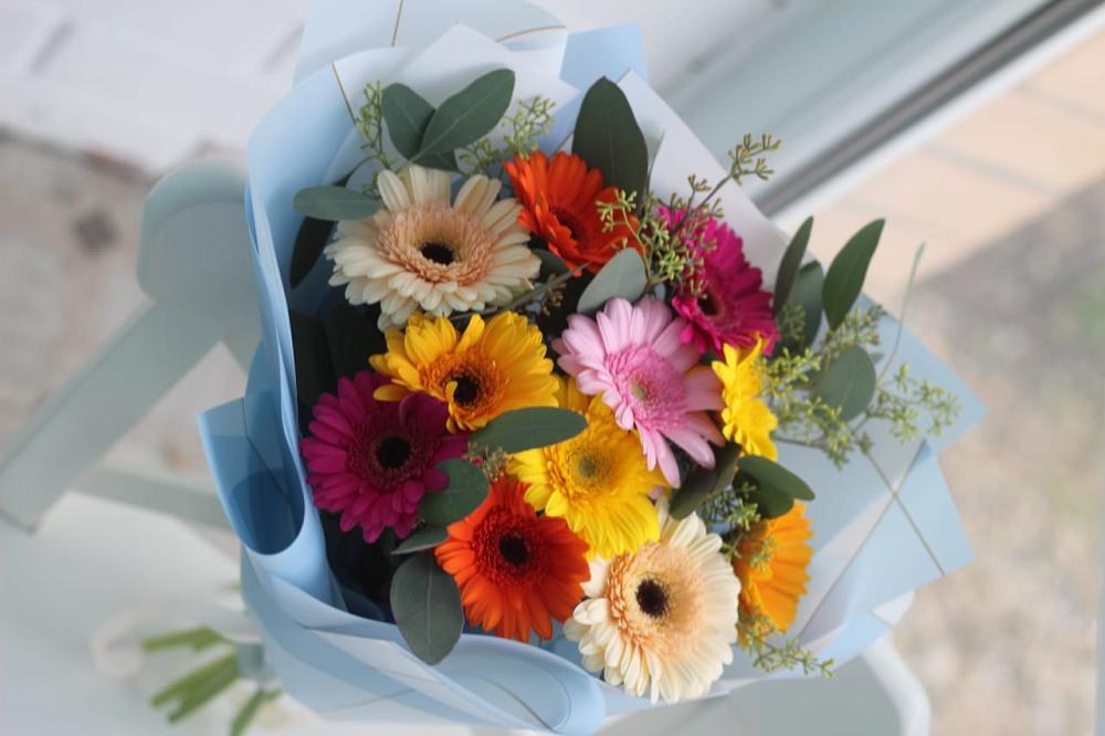 Букет цветов из: Герберы в Сосновоборске Красноярского края