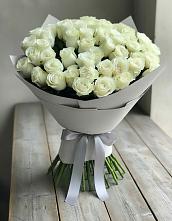 Букет 35 Белых роз #REPLACE_PRED# Сосновоборске Красноярского края