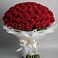 Букет 101 Красная роза Блэк Мэджик в Сосновоборске Красноярского края