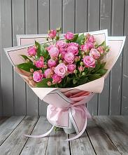 Букет Розовый кустик в Сосновоборске Красноярского края