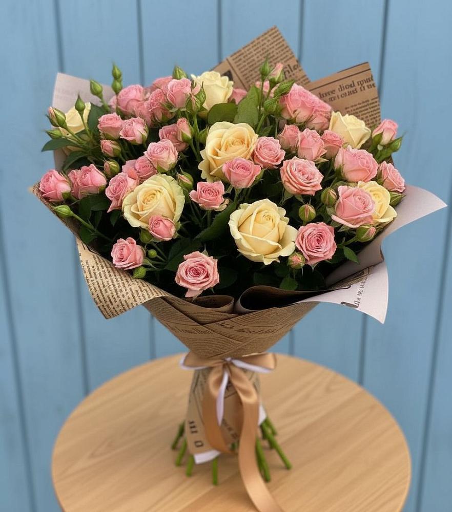 Букет цветов из: Розы в Сосновоборске Красноярского края