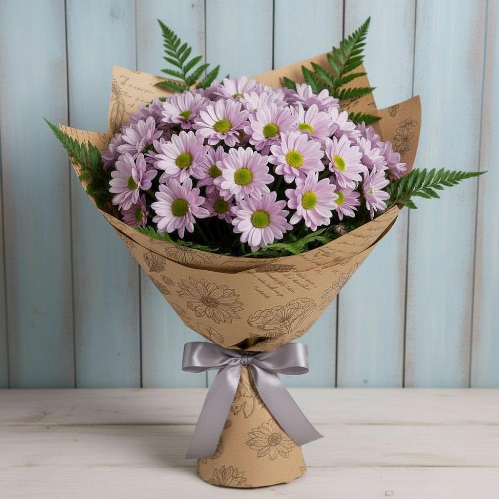 Букет цветов из: Хризантемы в Сосновоборске Красноярского края