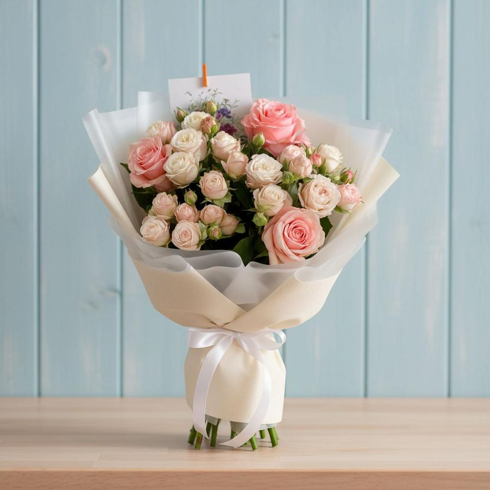 Букет цветов из: Розы в Сосновоборске Красноярского края