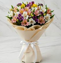 Букет цветов из:  Альстромерии в Сосновоборске Красноярского края