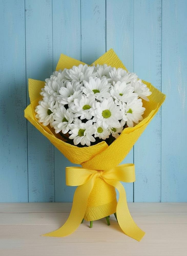 Букет цветов из: Хризантемы в Сосновоборске Красноярского края