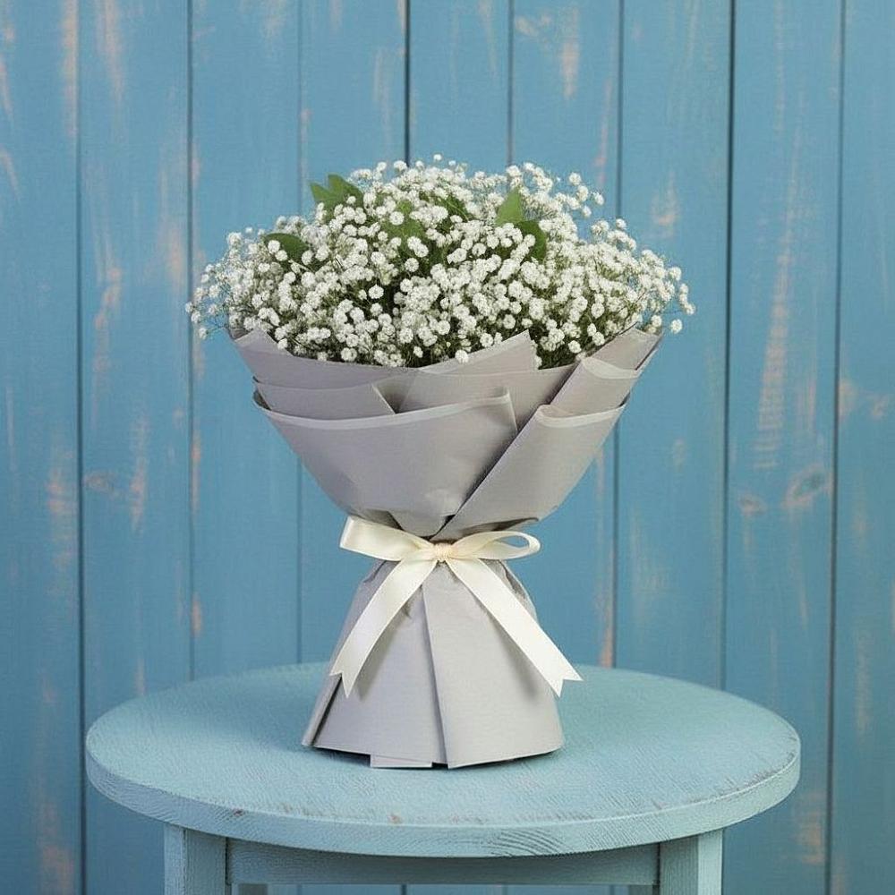 Букет цветов из: Гипсофила в Сосновоборске Красноярского края