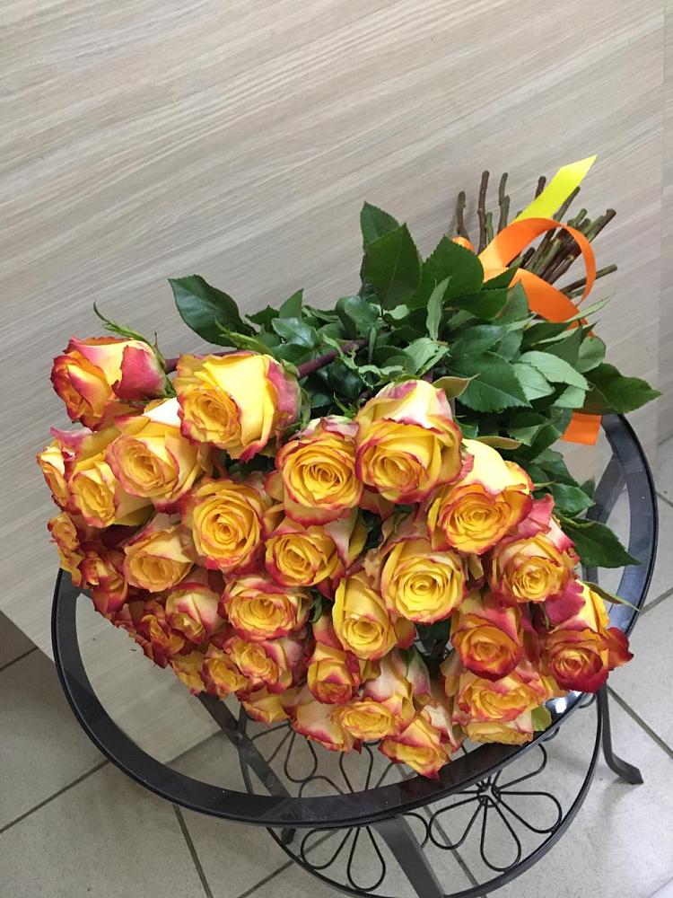 Букет Желтые розы в Сосновоборске Красноярского края