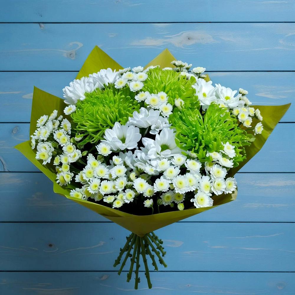 Букет цветов из: Хризантемы в Сосновоборске Красноярского края
