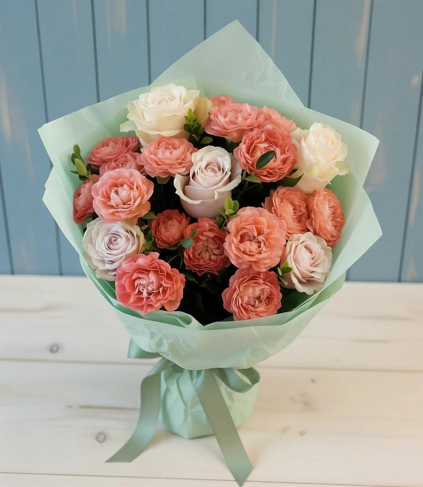 Букет цветов из: Розы в Сосновоборске Красноярского края