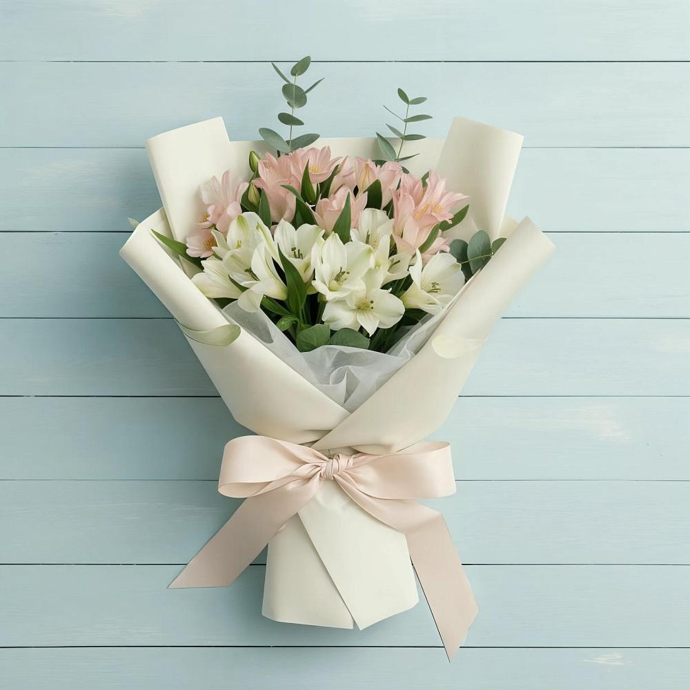 Букет цветов из: Альстромерии в Сосновоборске Красноярского края