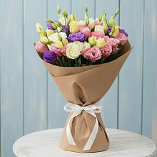 Букет цветов из:  Лизиантусы в Сосновоборске Красноярского края