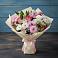Букет цветов из: Хризантемы, Альстромерии и Розы в Сосновоборске Красноярского края